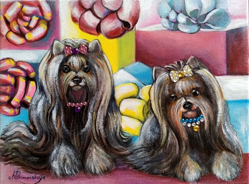 Gift lovers by artist Anastasia Shimanskaya